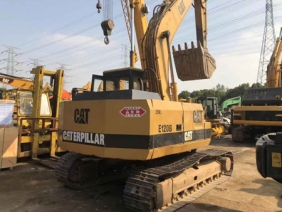 veiw CAT E120b excavator detail